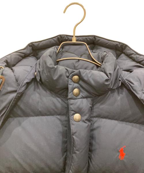 POLO RALPH LAUREN（ポロ・ラルフローレン）POLO RALPH LAUREN (ポロ・ラルフローレン) 2WAYフーデットダウンジャケット ネイビー サイズ:SIZE XSの古着・服飾アイテム