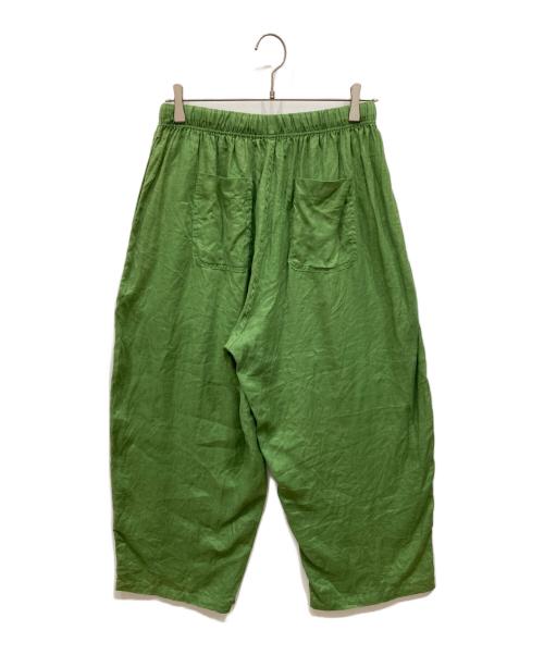 BEAMS BOY（ビームスボーイ）BEAMS BOY (ビームスボーイ) リネンソリッドイージーパンツ グリーン サイズ:freeの古着・服飾アイテム