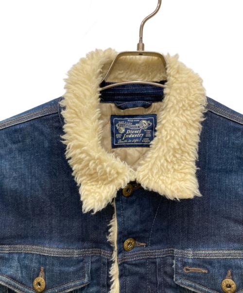 DIESEL（ディーゼル）DIESEL (ディーゼル) 00’ｓボアデニムジャケット インディゴ サイズ:SIZE 2の古着・服飾アイテム