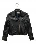 STUDIOUSステュディオス）の古着「ダブルライダースジャケット」｜ブラック