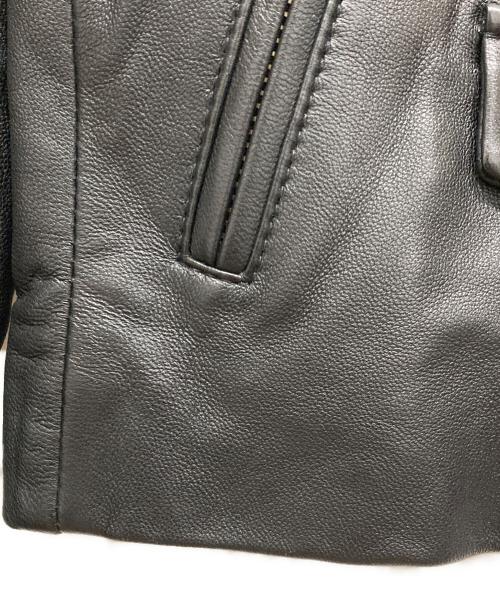 STUDIOUS（ステュディオス）STUDIOUS (ステュディオス) ダブルライダースジャケット ブラック サイズ:SIZE 0の古着・服飾アイテム