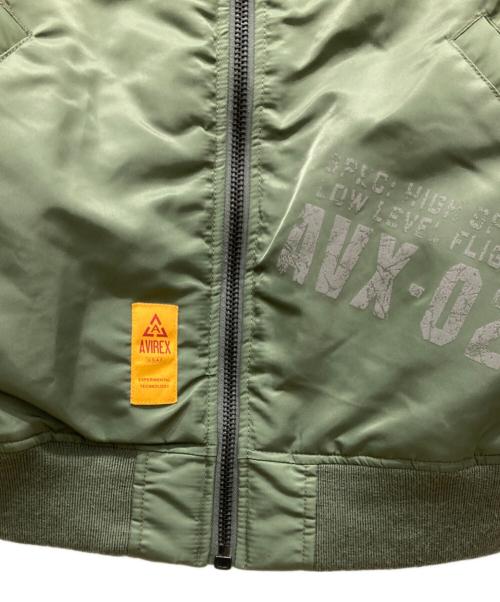 AVIREX（アヴィレックス）AVIREX (アヴィレックス) リバーシブルフライトジャケット カーキ サイズ:2XLの古着・服飾アイテム