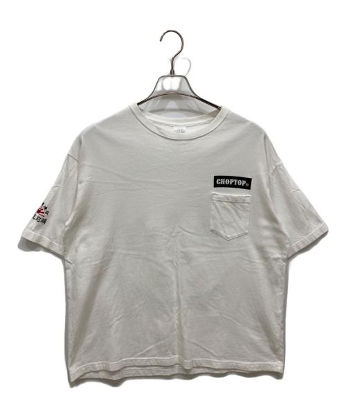 choptop（チョップトップ）CHOPTOP (チョップトップ) ポケットTシャツ ホワイト サイズ:Ⅿの古着・服飾アイテム