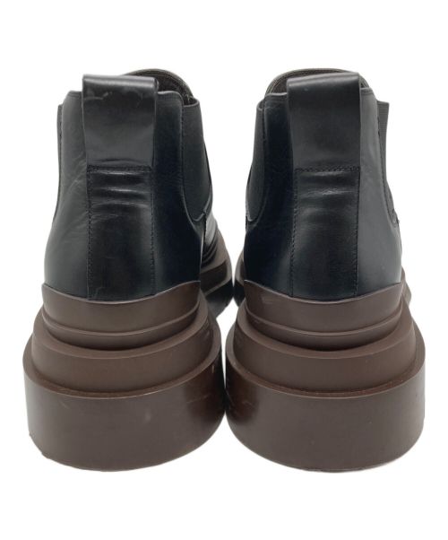 BOTTEGA VENETA（ボッテガベネタ）BOTTEGA VENETA (ボッテガベネタ) タイヤアンクルチェルシーブーツ ブラック サイズ:43の古着・服飾アイテム