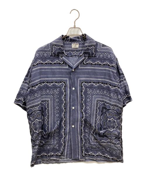 FILL THE BILL（フィルザビル）FILL THE BILL (フィルザビル) 23SS BANDANA SS SHT ネイビー サイズ:Lの古着・服飾アイテム