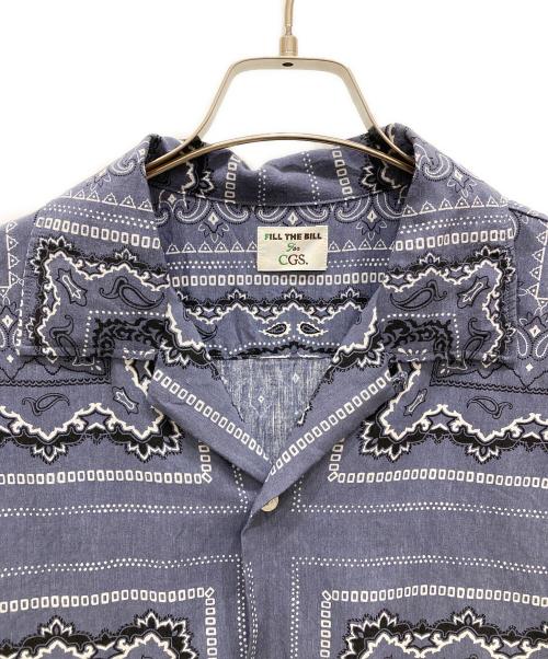 FILL THE BILL（フィルザビル）FILL THE BILL (フィルザビル) 23SS BANDANA SS SHT ネイビー サイズ:Lの古着・服飾アイテム