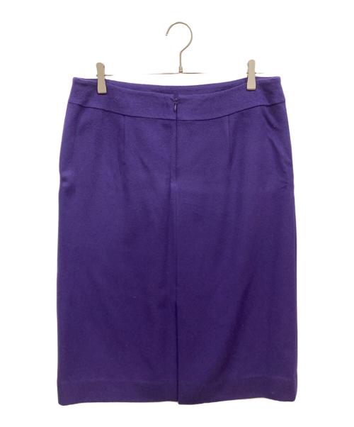 LEONARD（レオナール）LEONARD (レオナール) ミンクファーカシミヤセットアップ パープル サイズ:XLの古着・服飾アイテム