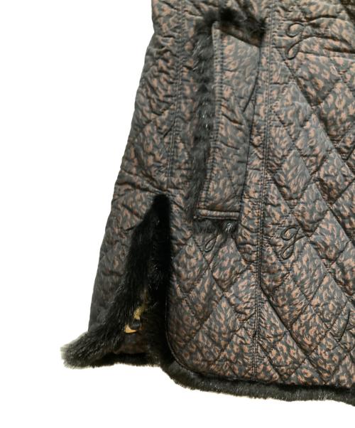 伊太利屋（イタリヤ）伊太利屋 (イタリヤ) ミンクファー中綿コート ブラック サイズ:Ⅿの古着・服飾アイテム