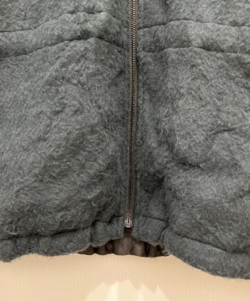 H BEAUTY&YOUTH（エイチ ビューティー&ユース）H BEAUTY&YOUTH (エイチ ビューティー&ユース) WOOL FLEECE ZIP JACKET ネイビー サイズ:SIZE Lの古着・服飾アイテム