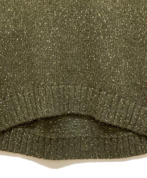 mizuiro-ind（ミズイロインド）mizuiro-ind (ミズイロインド) ロングニットベスト グリーン サイズ:SIZE Freeの古着・服飾アイテム