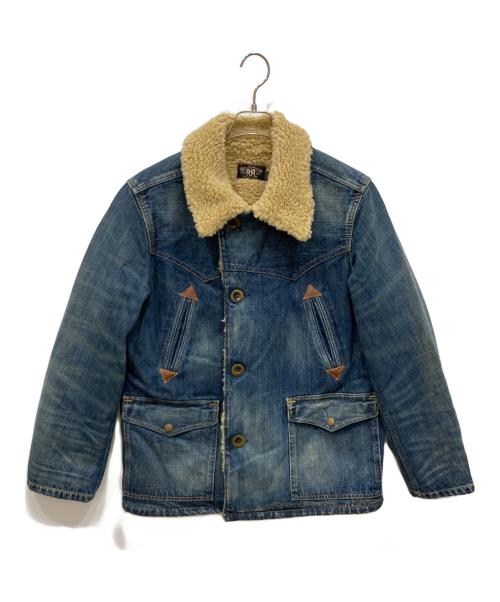 RRL（ダブルアールエル）RRL (ダブルアールエル) ウェスタンデニムボアジャケット インディゴ サイズ:Sの古着・服飾アイテム