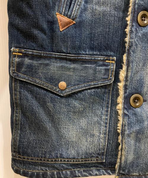 RRL（ダブルアールエル）RRL (ダブルアールエル) ウェスタンデニムボアジャケット インディゴ サイズ:Sの古着・服飾アイテム