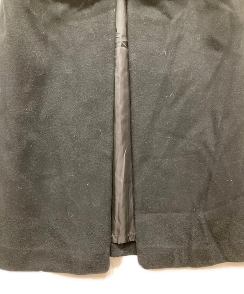 maggy london（マギーロンドン）maggy london (マギーロンドン) ファー切替ロングジレ ブラック サイズ:	SIZE M 未使用品の古着・服飾アイテム