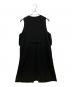 maggy london (マギーロンドン) ファー切替ロングジレ ブラック サイズ:	SIZE M 未使用品：6000円