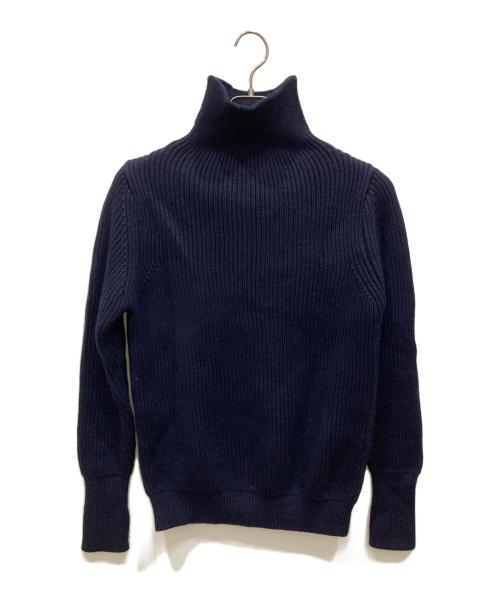 ANDERSEN-ANDERSEN（アンデルセン アンデルセン）ANDERSEN-ANDERSEN (アンデルセン アンデルセン) ハイネックニット ネイビー サイズ:	SIZE XSの古着・服飾アイテム
