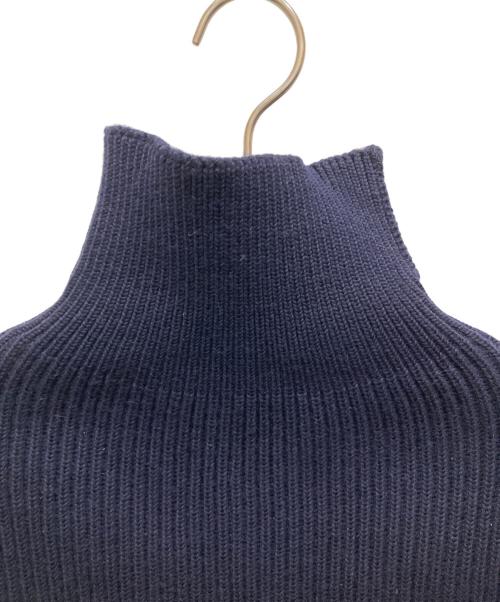 ANDERSEN-ANDERSEN（アンデルセン アンデルセン）ANDERSEN-ANDERSEN (アンデルセン アンデルセン) ハイネックニット ネイビー サイズ:	SIZE XSの古着・服飾アイテム