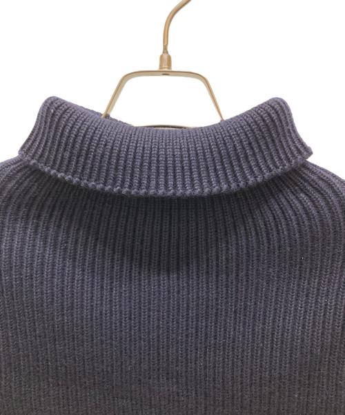 ANDERSEN-ANDERSEN（アンデルセン アンデルセン）ANDERSEN-ANDERSEN (アンデルセン アンデルセン) ハイネックニット ネイビー サイズ:	SIZE XSの古着・服飾アイテム
