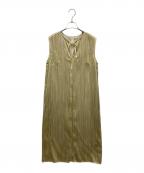 EBONYエボニー）の古着「Slub Stripe onepiece」｜イエロー