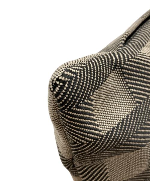 ear PAPILLONNER（イアパピヨネ）ear PAPILLONNER (イアパピヨネ) チェックワンハンドルハンドバッグ ブラックの古着・服飾アイテム