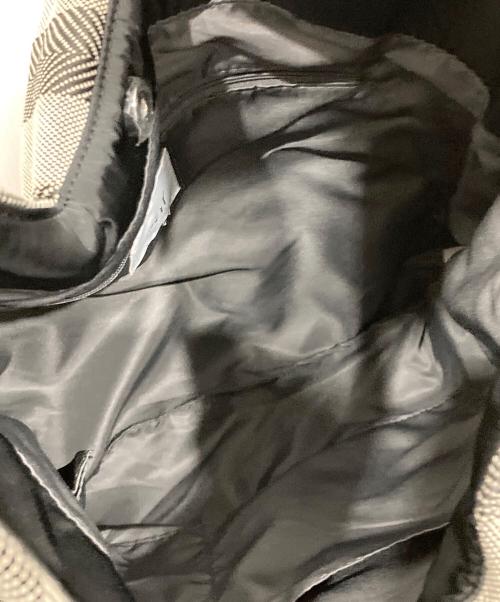 ear PAPILLONNER（イアパピヨネ）ear PAPILLONNER (イアパピヨネ) チェックワンハンドルハンドバッグ ブラックの古着・服飾アイテム