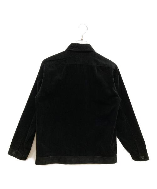LACOSTE（ラコステ）LACOSTE (ラコステ) Corduroy Oversized Loosely Jacket ブラック サイズ:SIZE 48の古着・服飾アイテム