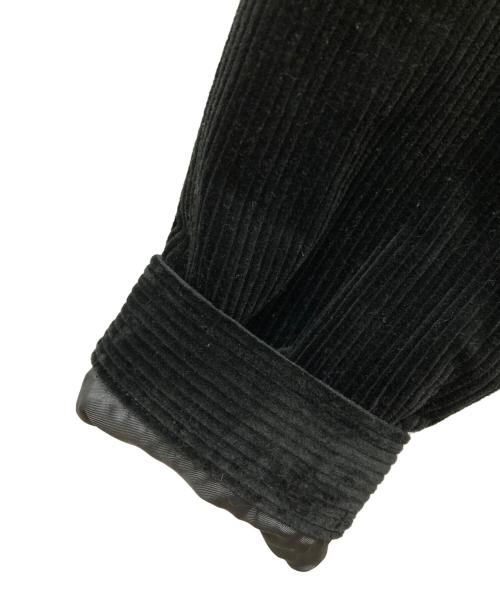 LACOSTE（ラコステ）LACOSTE (ラコステ) Corduroy Oversized Loosely Jacket ブラック サイズ:SIZE 48の古着・服飾アイテム