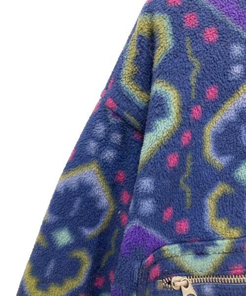 Patagonia（パタゴニア）Patagonia (パタゴニア) 90’ｓ タペストリー柄シンチラオーバーシャツ ネイビー サイズ:Lの古着・服飾アイテム