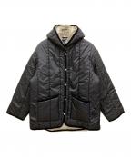 LAVENHAMラベンハム）の古着「Vertical Big Quilt Craydon　バーティカル ビッグ キルト クレイドン」｜ネイビー