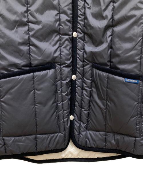 LAVENHAM（ラベンハム）LAVENHAM (ラベンハム) Vertical Big Quilt Craydon　バーティカル ビッグ キルト クレイドン ネイビー サイズ:SIZE 40の古着・服飾アイテム