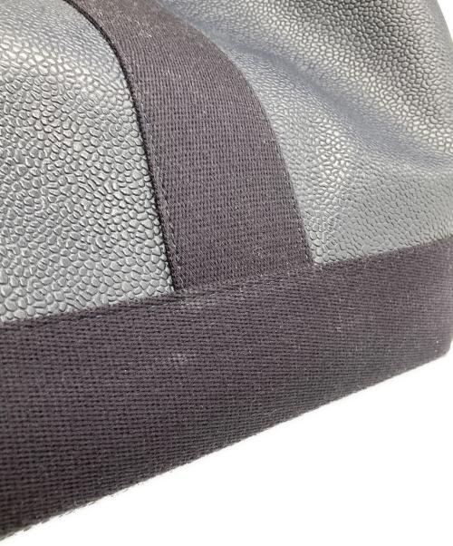 Breath TOPKAPI（ブレストプカピ）Breath TOPKAPI (ブレストプカピ) コッチグレイン ネオレザー トート ネイビーの古着・服飾アイテム