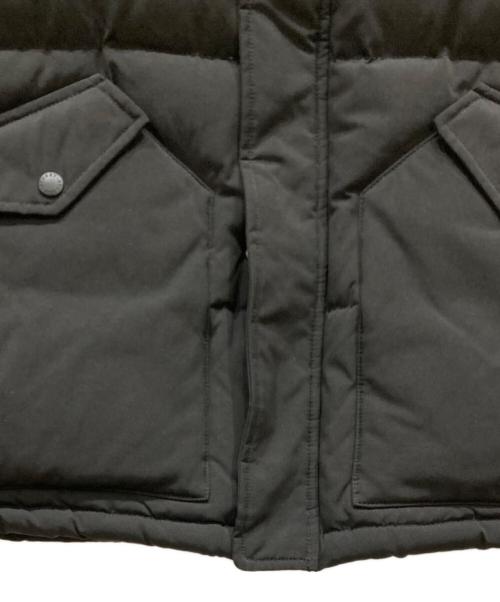 stussy（ステューシー）stussy (ステューシー) ロゴ刺繍2WAYダウンベスト ブラック サイズ:Ⅼの古着・服飾アイテム