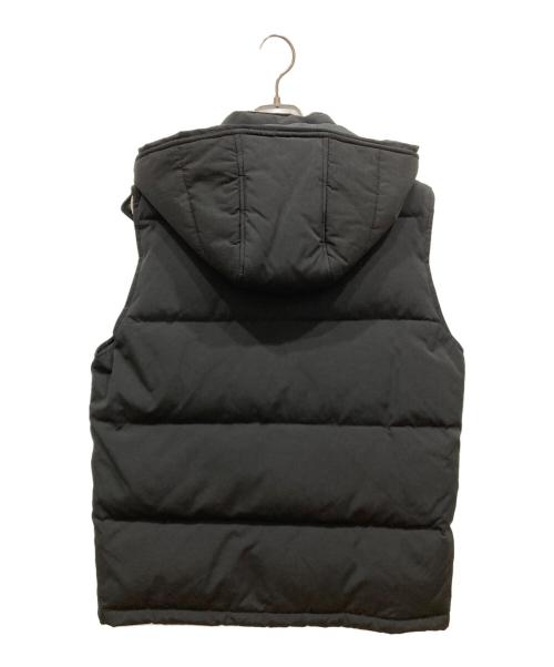 stussy（ステューシー）stussy (ステューシー) ロゴ刺繍2WAYダウンベスト ブラック サイズ:Ⅼの古着・服飾アイテム