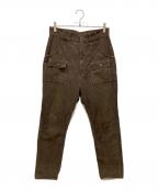 KAPITALキャピタル）の古着「シンチバックコーデュロイパンツ」｜ブラウン