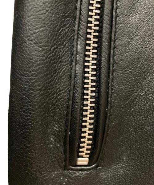 UNITED TOKYO（ユナイテッドトーキョー）UNITED TOKYO (ユナイテッドトーキョー) ラムレザーシングルライダースジャケット ブラック サイズ:2の古着・服飾アイテム