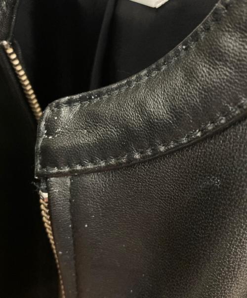 UNITED TOKYO（ユナイテッドトーキョー）UNITED TOKYO (ユナイテッドトーキョー) ラムレザーシングルライダースジャケット ブラック サイズ:2の古着・服飾アイテム