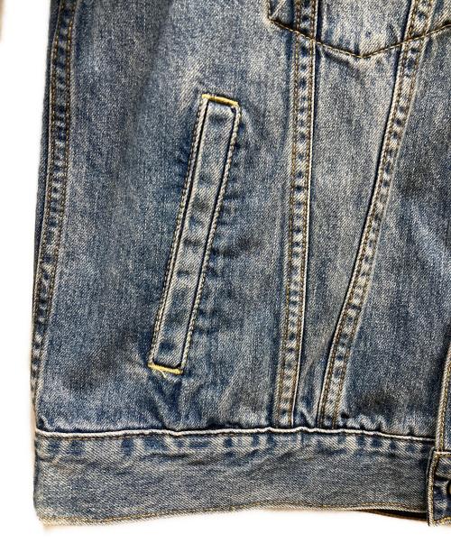 JOURNAL STANDARD relume（ジャーナルスタンダード レリューム）JOURNAL STANDARD relume (ジャーナルスタンダード レリューム) ノーカラーデニムジャケット インディゴ サイズ:FREE 未使用品の古着・服飾アイテム