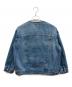 JOURNAL STANDARD relume (ジャーナルスタンダード レリューム) ノーカラーデニムジャケット インディゴ サイズ:FREE 未使用品：9000円