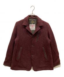 Needles×Harris Tweed（ニードルズ×ハリスツイード）の古着「arrow jacket」｜ボルドー