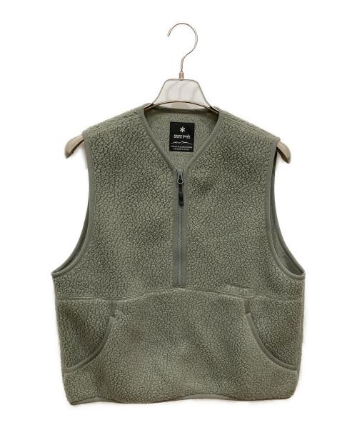 Snow peak（スノーピーク）snow peak (スノーピーク) URBAN RESEARCH DOORS (アーバンリサーチドアーズ) ThermalBoa FleeceVest カーキ サイズ:なしの古着・服飾アイテム