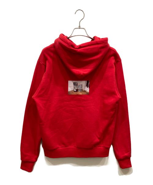 Diaspora Skateboards（ディアスポラスケートボードズ）Diaspora skateboards (ディアスポラスケートボードズ) NO SIGNAL HOODIE レッド サイズ:Sの古着・服飾アイテム