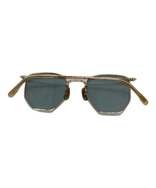 OLIVER PEOPLES（オリバーピープルズ）OLIVER PEOPLES (オリバーピープルズ) サングラス ゴールド サイズ:46□22-145の古着・服飾アイテム