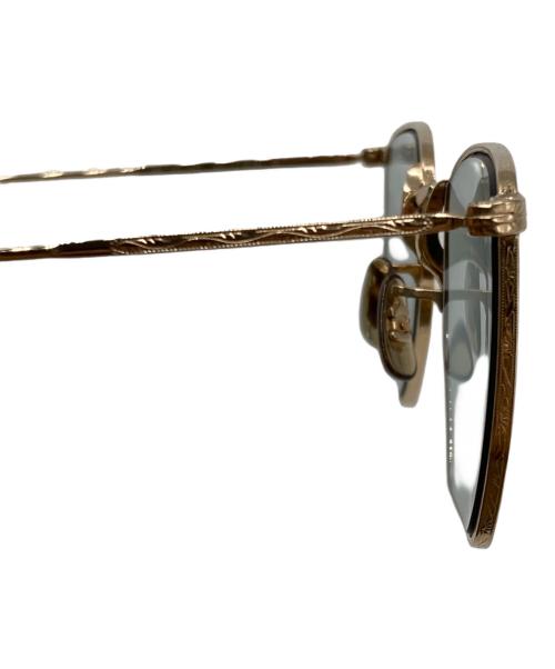 OLIVER PEOPLES（オリバーピープルズ）OLIVER PEOPLES (オリバーピープルズ) サングラス ゴールド サイズ:46□22-145の古着・服飾アイテム