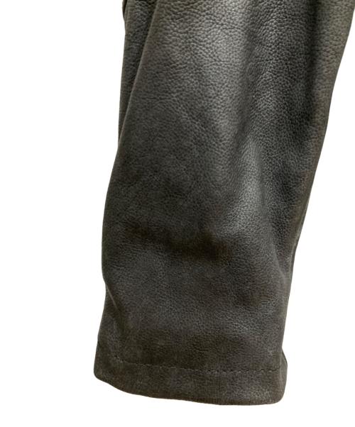 ARLEN NESS（アレンネス）ARLEN NESS (アレンネス) ダブルライダースレザージャケット ブラック サイズ:XXLの古着・服飾アイテム