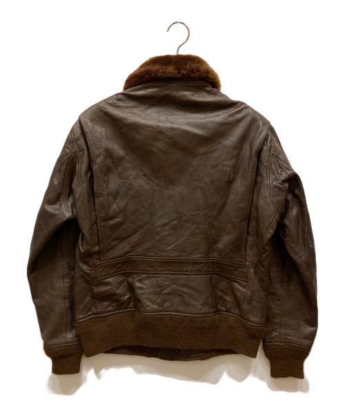BROOKS BROTHERS（ブルックスブラザーズ）BROOKS BROTHERS (ブルックスブラザーズ) G-1 レザーフライトジャケット ブラウン サイズ:42の古着・服飾アイテム