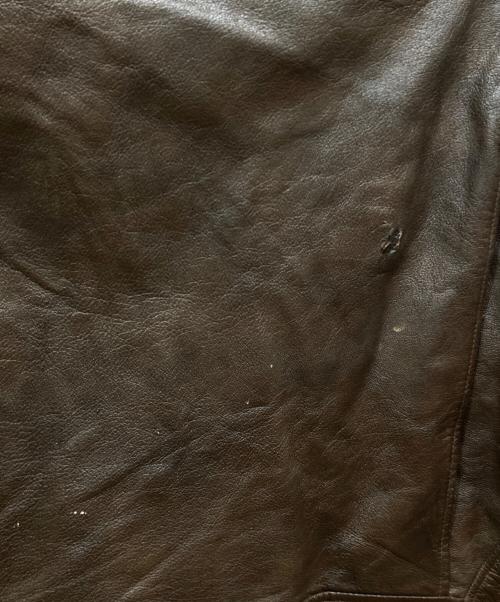 BROOKS BROTHERS（ブルックスブラザーズ）BROOKS BROTHERS (ブルックスブラザーズ) G-1 レザーフライトジャケット ブラウン サイズ:42の古着・服飾アイテム