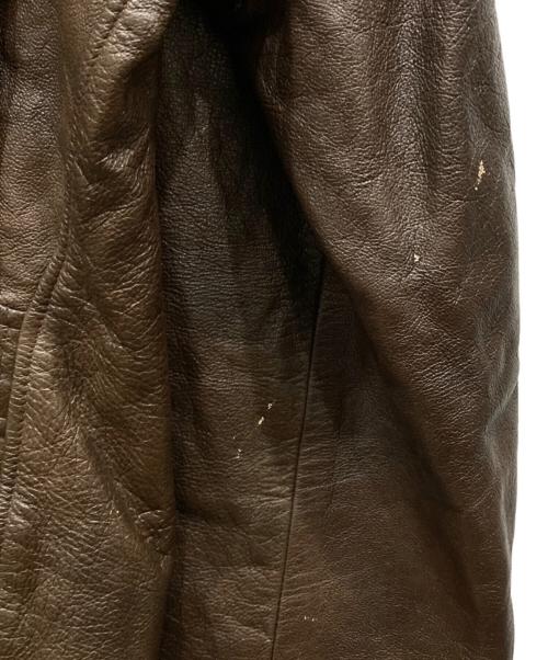 BROOKS BROTHERS（ブルックスブラザーズ）BROOKS BROTHERS (ブルックスブラザーズ) G-1 レザーフライトジャケット ブラウン サイズ:42の古着・服飾アイテム