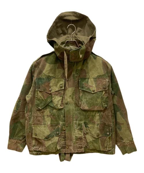 Belgian Army（ベルギーアーミー）Belgian Army (ベルギーアーミー) ブラッシュドカモデニソンスモックジャケット カーキ サイズ:FREEの古着・服飾アイテム