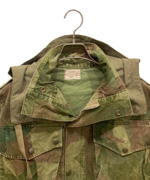 Belgian Army（ベルギーアーミー）Belgian Army (ベルギーアーミー) ブラッシュドカモデニソンスモックジャケット カーキ サイズ:FREEの古着・服飾アイテム