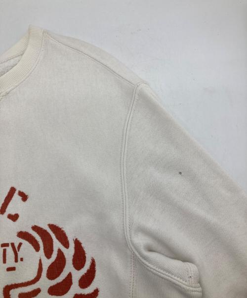 POLO RALPH LAUREN（ポロ・ラルフローレン）POLO RALPH LAUREN (ポロ・ラルフローレン) 90sプリントスウェット ホワイト サイズ:Ⅿの古着・服飾アイテム