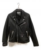 VANQUISHヴァンキッシュ）の古着「レザーライダースジャケット」｜ブラック
